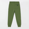 LFT Black Cord Dull Green Fleece Trouser 12076