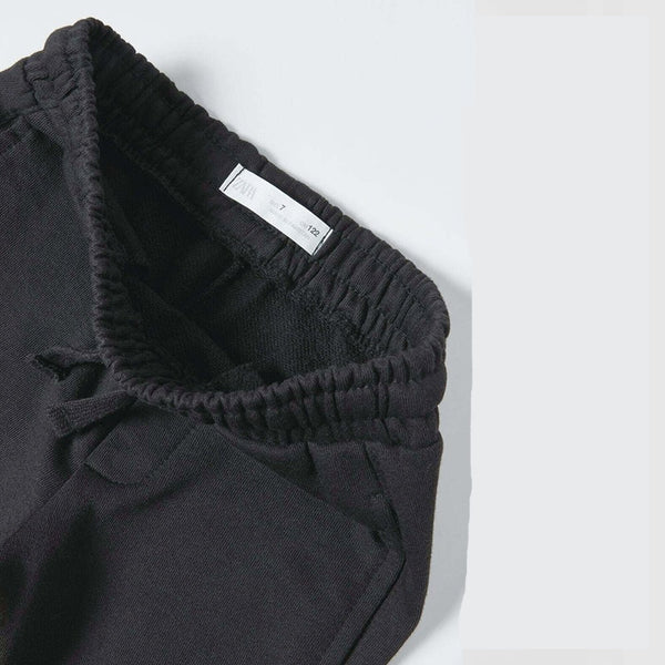 ZR Everywhere Cool Vibes Print Dark Grey Terry Trouser 12098