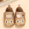 VLSN Owl Patch Dark Golden Pumps 12128