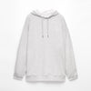 OS Textured Off White Fleece Hoodie 12176