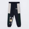 LFT Cool The Best Side Panel Navy Blue Fleece Trouser 12178
