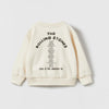 ZR Rolling Stones Off White Terry Sweatshirt 12199