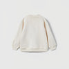 ZR Plain Skin Loose Style Fleece Sweatshirt 12206