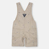 OSHKSH Anchor Print Coin Pocket Style Beige Cotton Dungaree 11568
