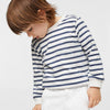MNG Blue & White Stripes Terry Sweatshirt 12275