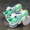 Rotating Laces Lock Green & White Shoes 12287