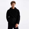 ZR Kangroo Pocket Black Furr Hoodie 12300
