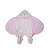 Bear Face Applic Powder Pink Romper Style Blanket 12323