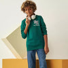 MX Los Angeles Print Fleece Green Sweatshirt 12415