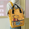 CN Pooh Bear Print Yellow Diaper Bag Pack 12430