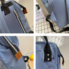 CN Pooh Bear Print Cadet Blue Diaper Bag Pack 12432