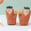 WM Inside Warm Sherpa Carrot Style Orange Gloves 12498