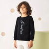 MX Creative Print Black Fleece Sweatshirt 12413