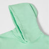 ZR Bottom Less Style Soft Green Terry Hoodie 12519