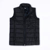 ZR Zip Pocket Black Sleeveless Puffer Jacket 12530