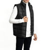 ZR Zip Pocket Black Sleeveless Puffer Jacket 12530