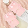 CN Hidden Cat Face Covered Pink Rabbit Fur Warm Gloves 12544