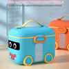 CN Mini Van Style Sky Blue Travelling Milk Powder Container 12595