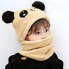 CN Panda Embroided Face Cover Warm Sherpa Skin Cap 12611