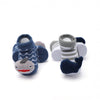 AFR Shark & Whale Face Blue & Grey 2 Pairs Rattle Socks Box 12641