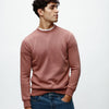 LFT Plain Brick Red Fleece Sweatshirt 12662
