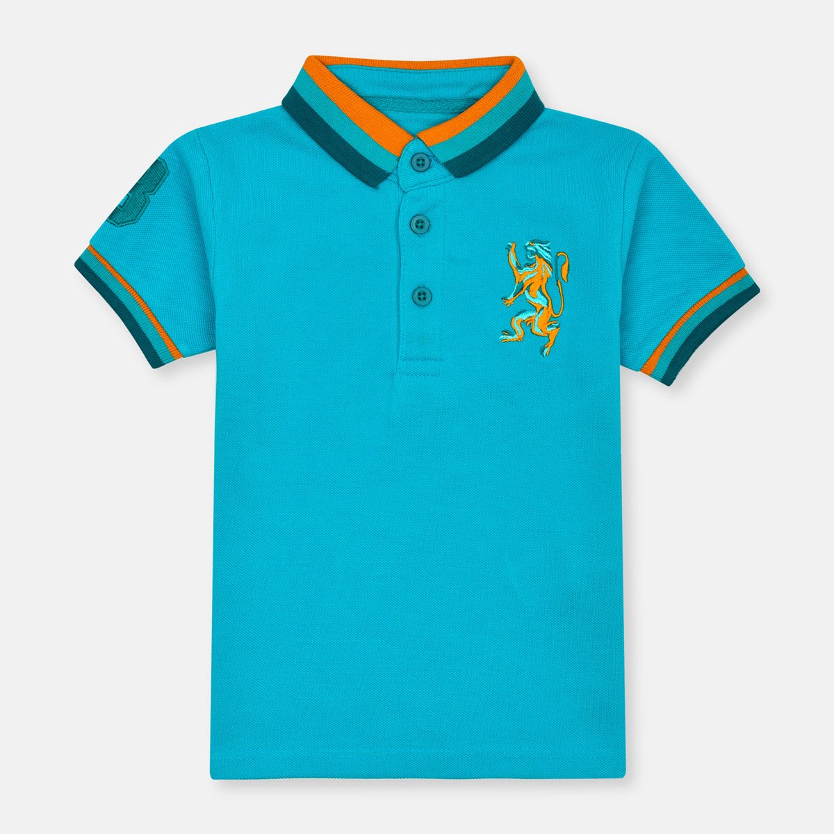 GRD Lion Embroided Logo Zinc Polo T-shirts 12941