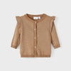 NME It Shimmering Brown Light Weight Cardigan 11070