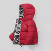 Y Double Sided Camo & Red Puffer Jacket 11792