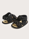 Magic Prewalker Triangle Black Soft Bottom Sandals 11067