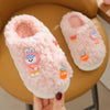 Toy Story Bunny Badge Pink Fluffy Winter Slippers 12688