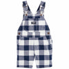 Oshksh Blue & White Box Check Buckle Top Cotton Dungaree 11559