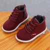 BJBABUD Danglia Maroon Leather Look Long Shoes 12690