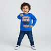 B.X Moms Super Hero Royal Blue Sweatshirt 7681