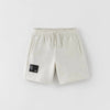 ZR Low Sun Badge Textured Grey Terry Shorts 12891