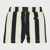 ZM Sunny Days Black & Cream Stripes Shorts 14193