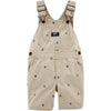OSHKSH Anchor Embroided Light Beige Cotton Dungaree 11552