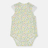 Have Sunny Day All Over Flower White Body Suit 12899