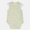 Have Sunny Day All Over Flower White Body Suit 12899