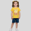 HM Glitter Do What You Love Yellow Top 5013