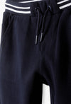 M&M Sided Pocket White Lines pieque Navy Blue Tracksuit 14696