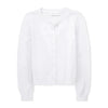 PLC Plain White Cardigan 10900