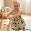 FC All Over Leaves Print Sleeveless long Shirt 14981
