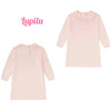 LPU Chest Style Light Pink Long Sweater Shirt 10894