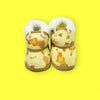 CN Love Big Hearts Warm Quilted Cream Fleece Soft Shoes 12610