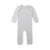 S&F Plain Grey Knitted Romper 10919