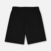 ZR Low Sun Badge Plain Black Terry Shorts 12888