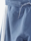 L Side White Panel Cadet Blue Terry Trouser 11518