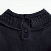LPU Style Neck Navy Blue Long Sweater Shirt 10892