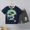 MC BEAT BOY SHOW Navy Blue T-Shirt & Shorts 8934