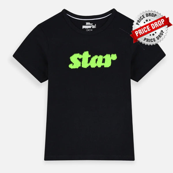 PPR Reversible Sequence Star Black Tshirt 4219